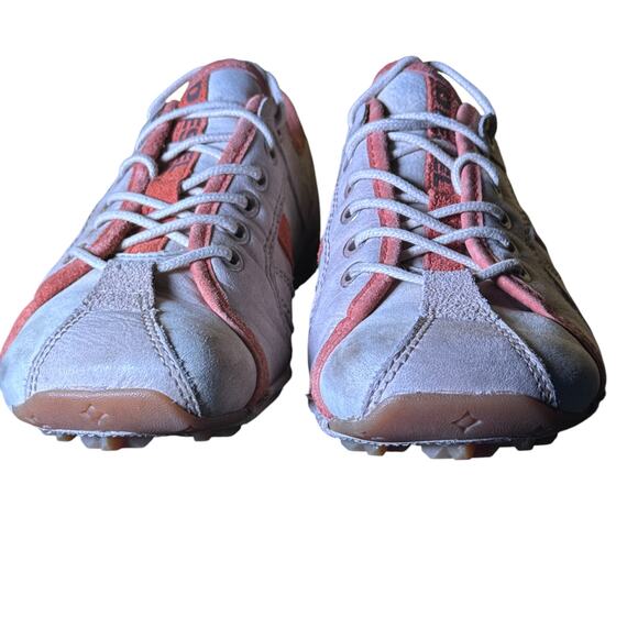 Diesel Rollie Low Top‎ Sneakers Women's US 6.5 Tan Orange Leather Rubber Sole - Picture 4 of 10